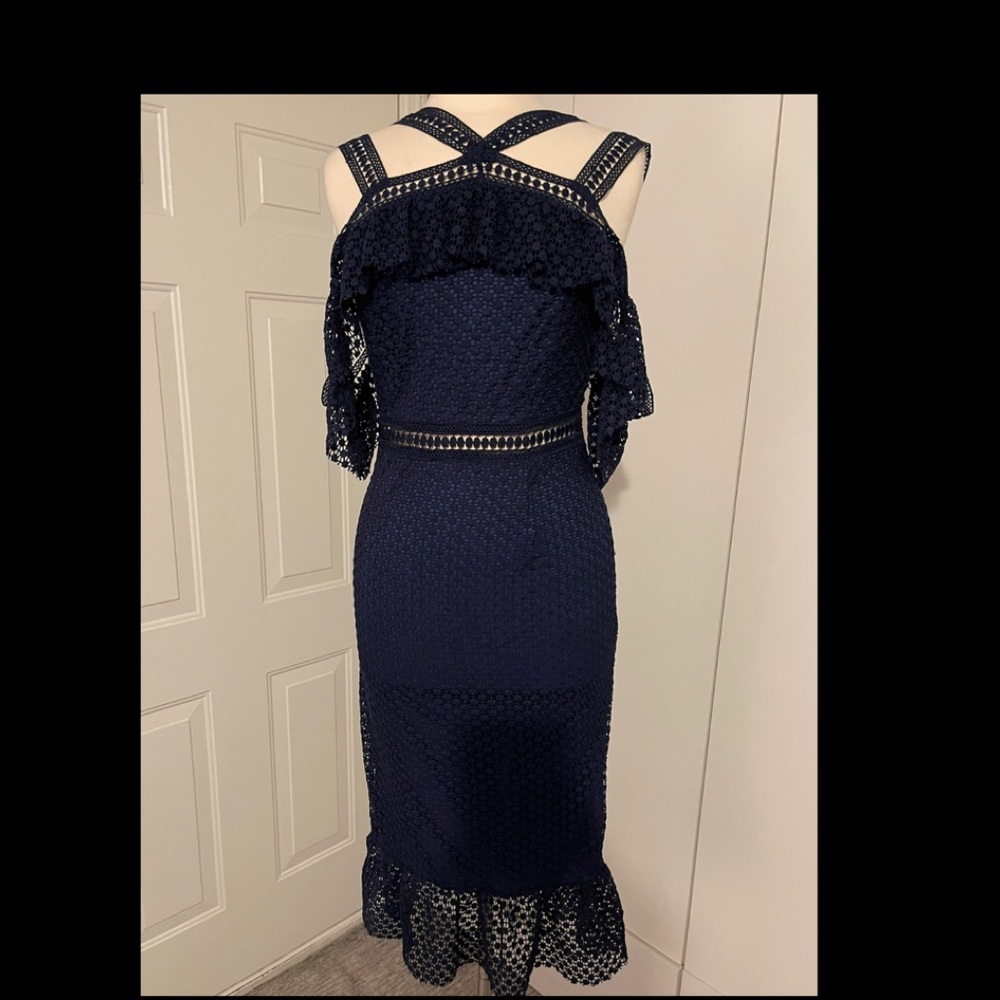 ASOS-PRETTY LITTLE THING- Navy Blue Dress size 6